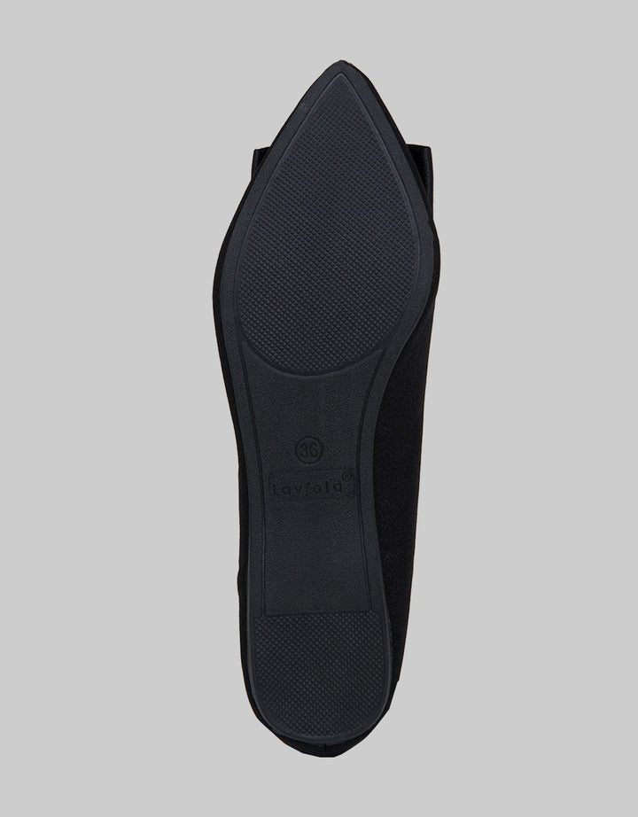 Laviola Pointed Toe With Ban Flat Shoes Wanita