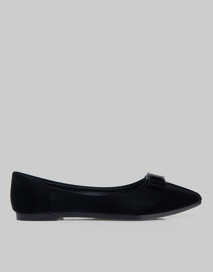 Laviola Big Brooch Flat Shoes Wanita