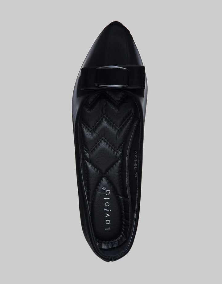 Laviola Big Brooch Flat Shoes Wanita