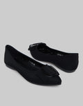 Laviola Flat Shoes Round Logo Women