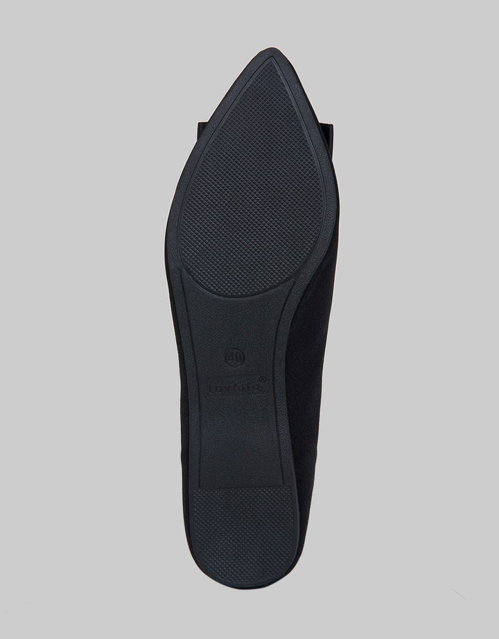 Laviola Big Brooch Flat Shoes Wanita