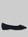 Laviola Big Brooch Flat Shoes Women