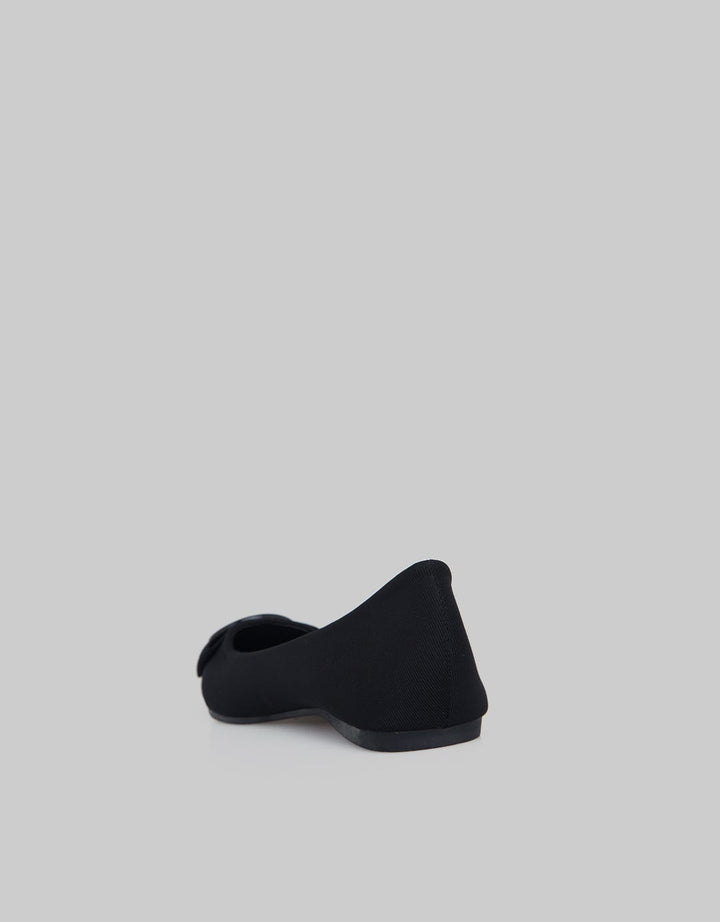 Laviola Big Brooch Flat Shoes Wanita