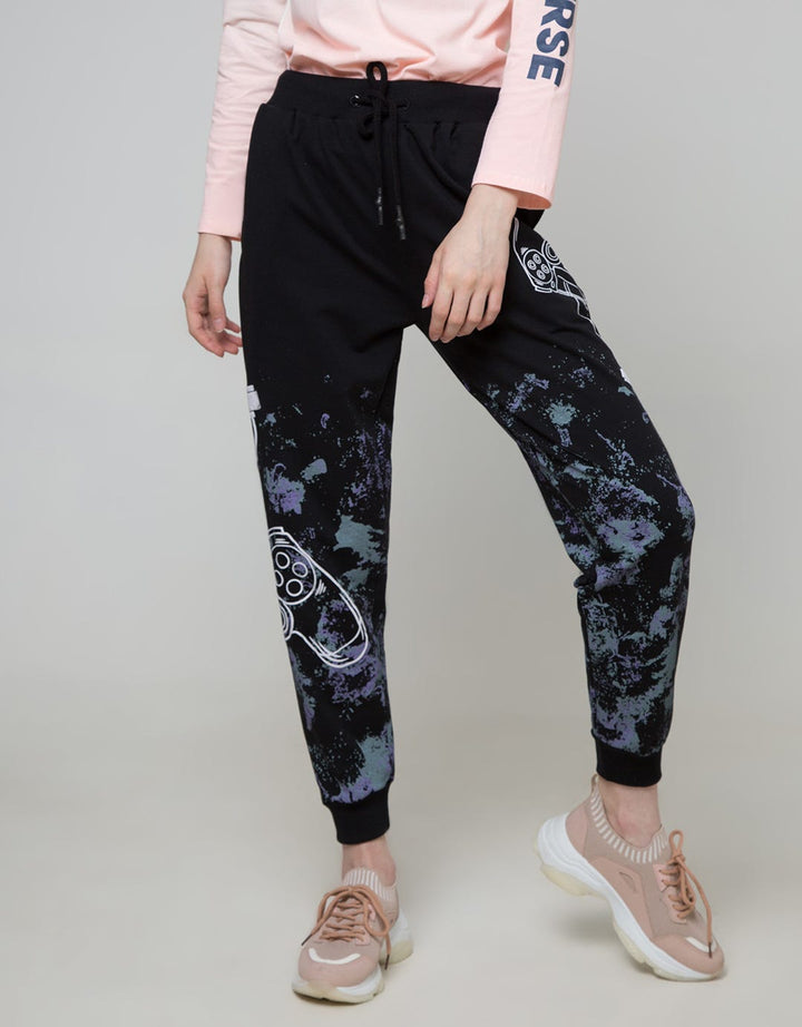 Nevada Jogger Long Pants Terry Print