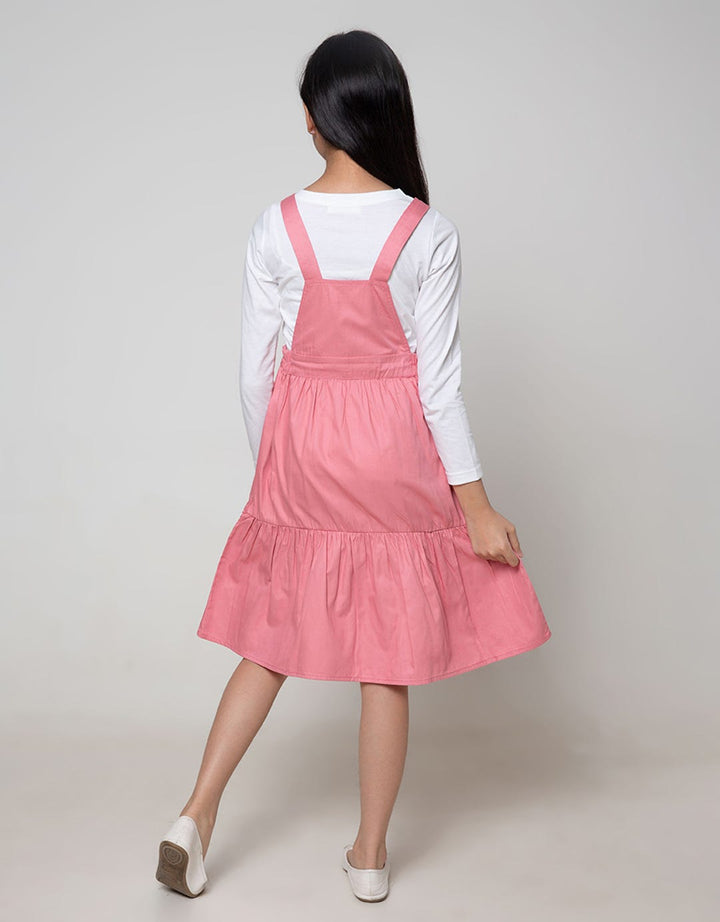 Aero Kids Overall Midi Skirt Bordir Cat