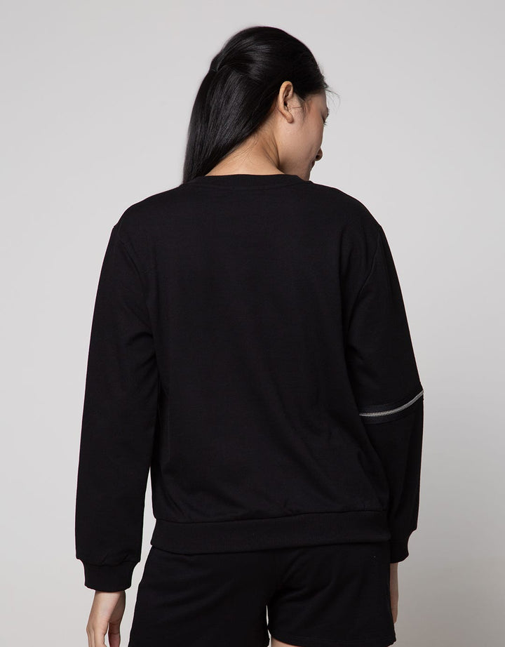 Nevada Sweatshirt Foil Exciting With Zipper