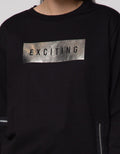 Nevada Sweatshirt Foil Exciting With Zipper