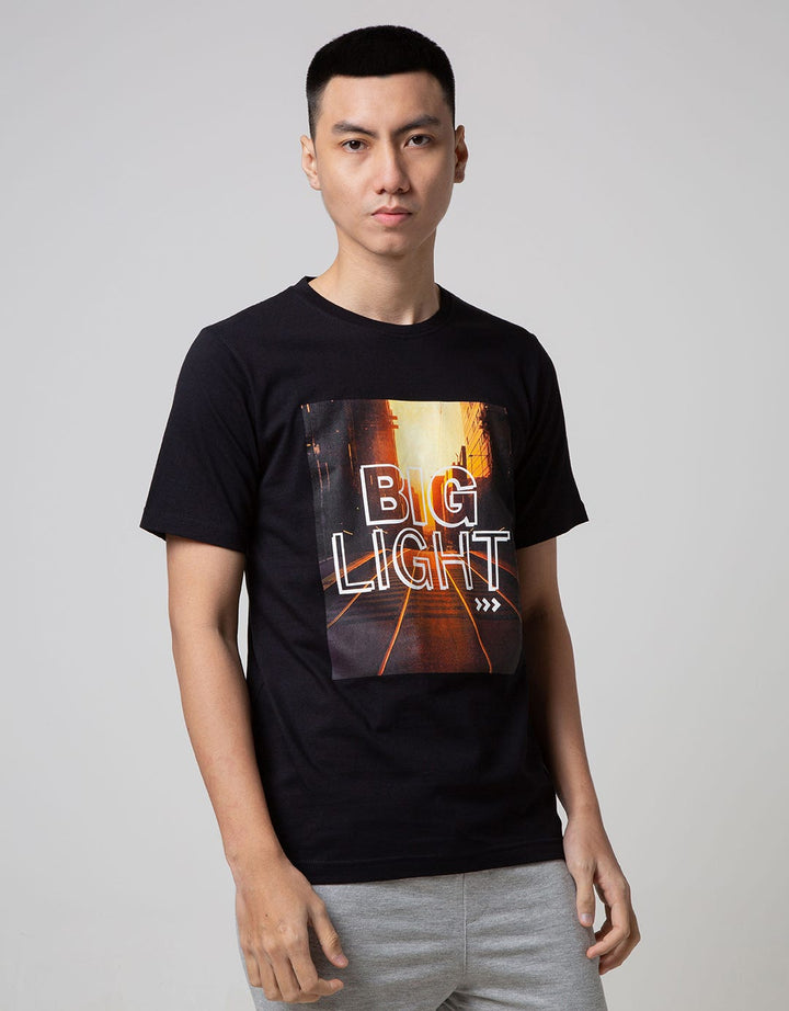 T Zone Short Sleeve T-Shirt Photoprint City - Big Light