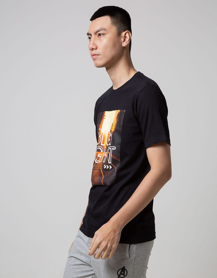 T Zone Short Sleeve T-Shirt Photoprint City - Big Light
