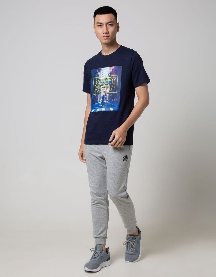 T Zone Short Sleeve T-Shirt Photoprint City - Dont Stop