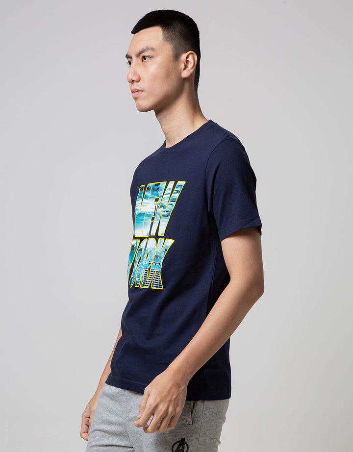 T Zone Short Sleeve T-Shirt Photoprint City - New York