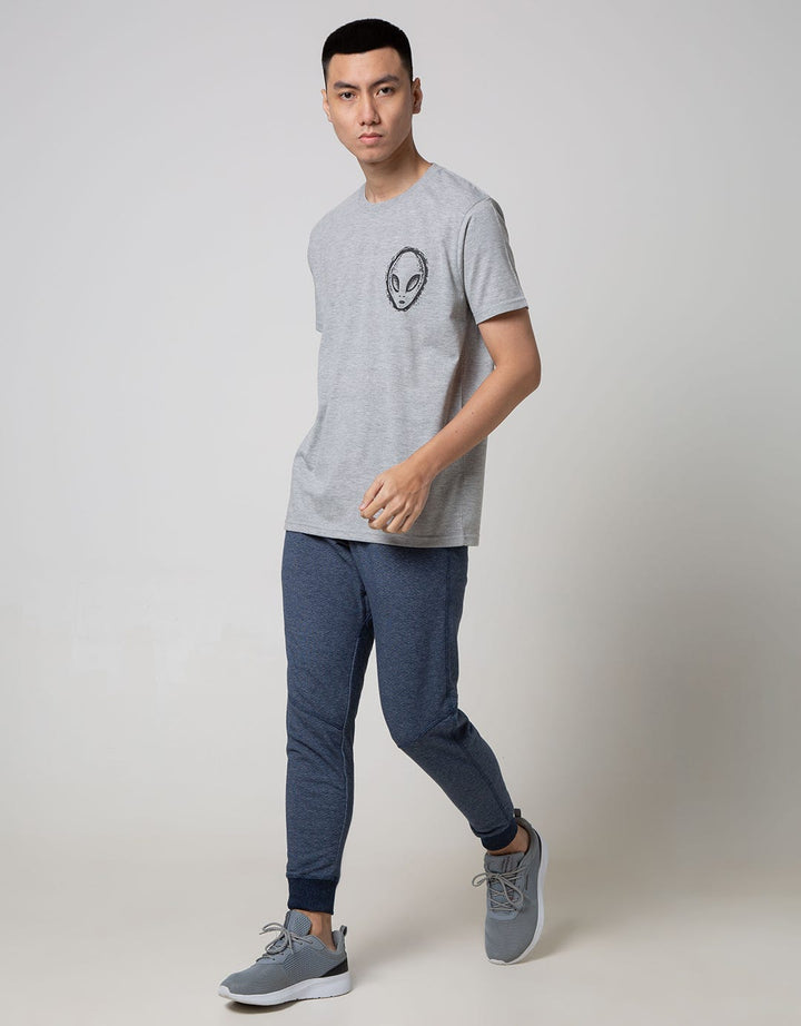 T Zone Short Sleeve T-Shirt Big Size Print Theme Ufo
