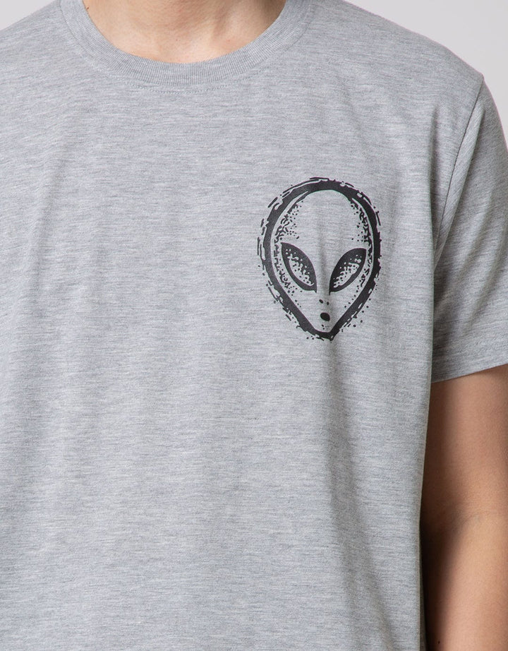 T Zone Short Sleeve T-Shirt Big Size Print Theme Ufo