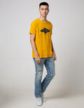 T Zone Short Sleeve T-Shirt Big Size Print Theme Ufo