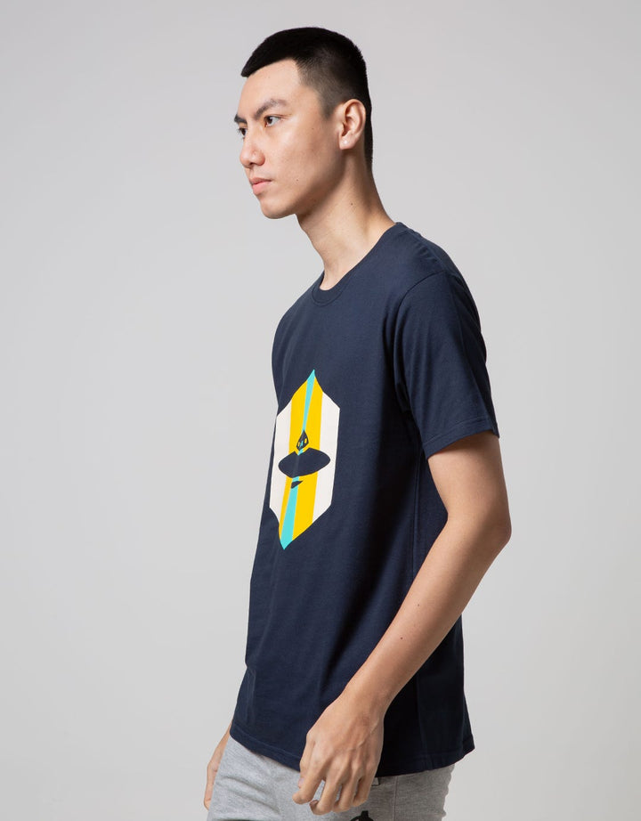 T Zone Short Sleeve T-Shirt Big Size Print Theme