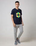 T Zone Short Sleeve T-Shirt Big Size Print Theme
