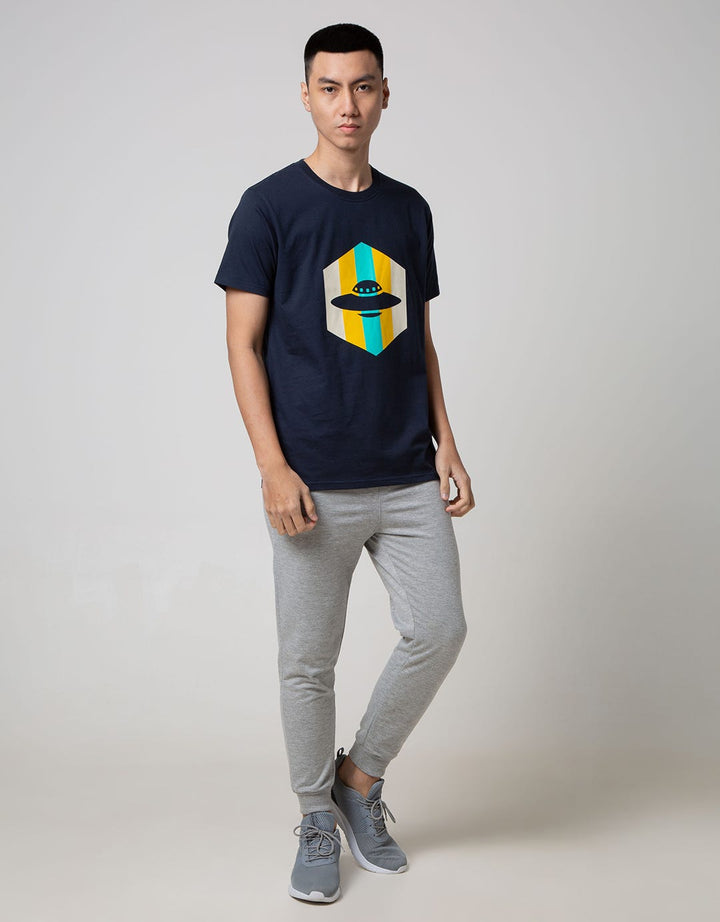 T Zone Short Sleeve T-Shirt Big Size Print Theme