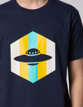 T Zone Short Sleeve T-Shirt Big Size Print Theme