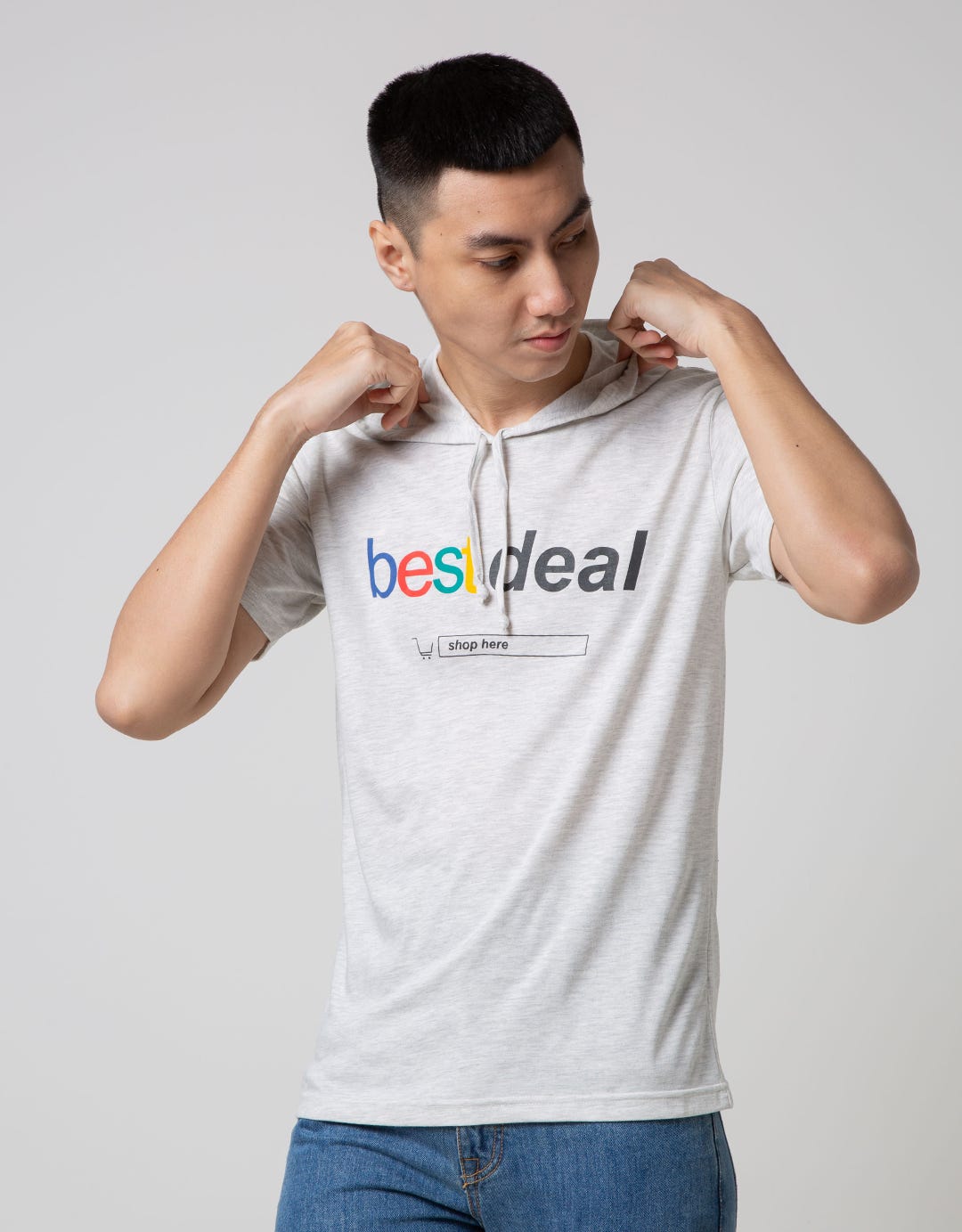 T Zone Short Sleeve T-Shirt Hoody Internet Best Deal