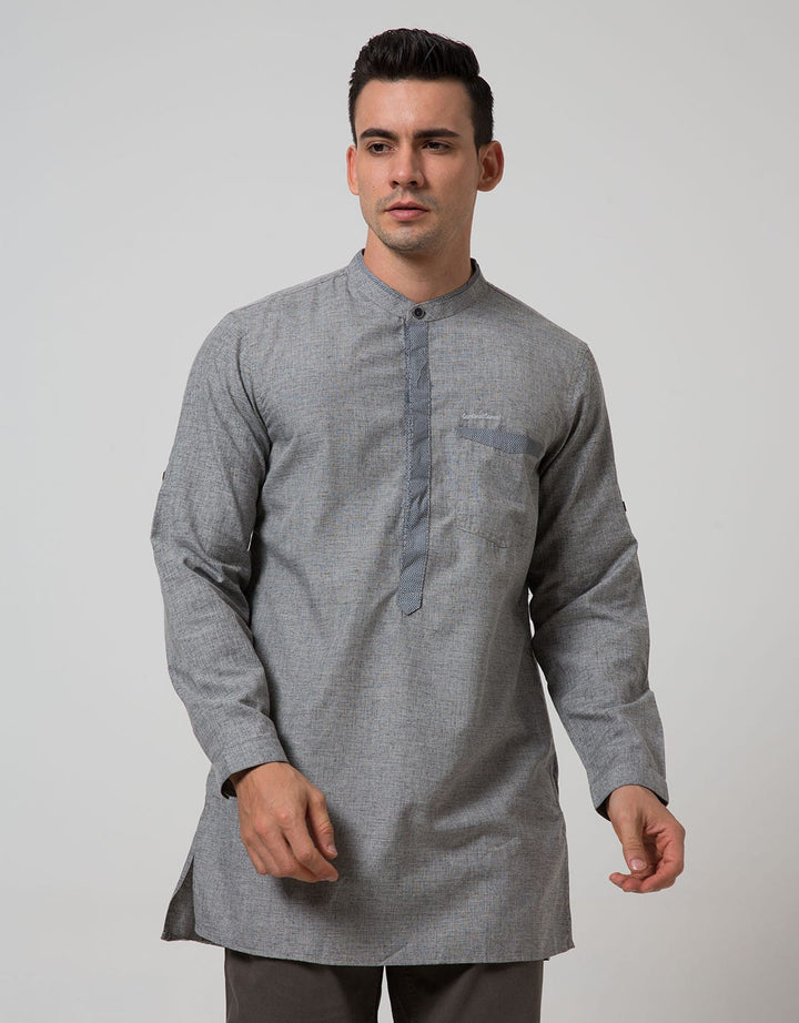 Cardinal Casual Men Kemeja Koko Lengan Panjang