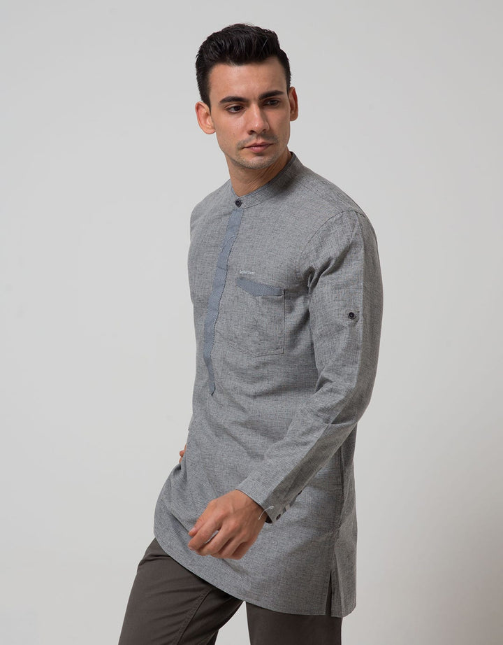 Cardinal Casual Men Kemeja Koko Lengan Panjang
