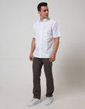 Cardinal Casual Men Kemeja Lengan Pendek