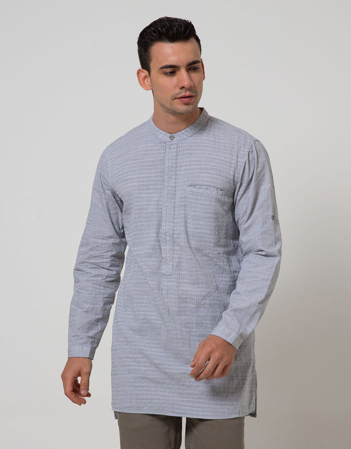 Cardinal Casual Men Kemeja Koko Lengan Panjang