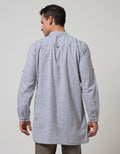 Cardinal Casual Men Kemeja Koko Lengan Panjang