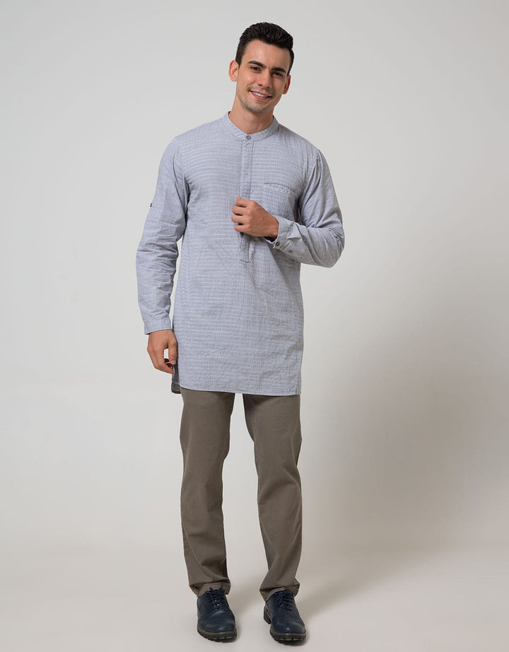 Cardinal Casual Men Kemeja Koko Lengan Panjang