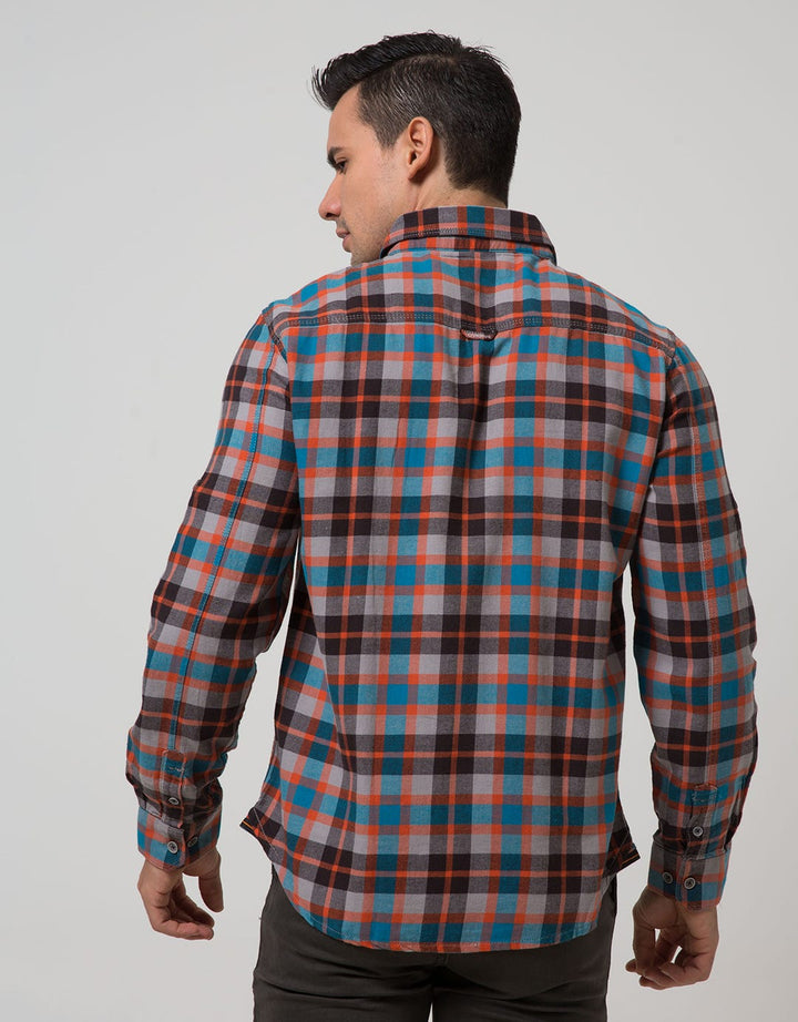 Cardinal Casual Men Kemeja Lengan Panjang