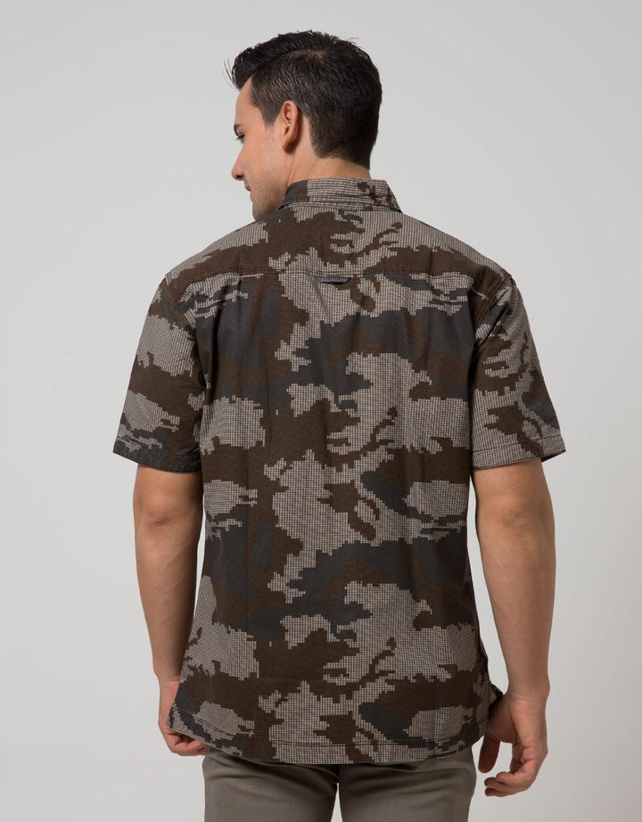 Cardinal Casual Men Kemeja Lengan Pendek