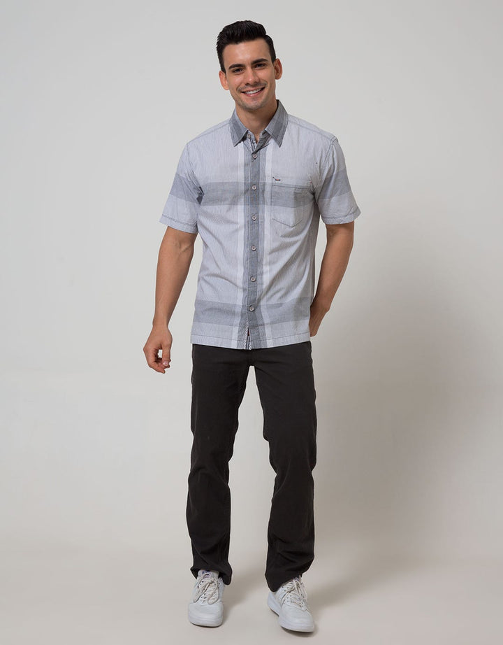 Cardinal Casual Men Kemeja Lengan Pendek