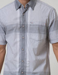 Cardinal Casual Men Kemeja Lengan Pendek