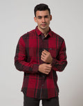 Cardinal Casual Men Kemeja Lengan Panjang