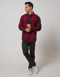 Cardinal Casual Men Kemeja Lengan Panjang