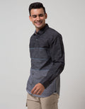Cardinal Casual Men Kemeja Lengan Panjang