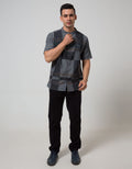 Cardinal Casual Men Kemeja Koko Lengan Pendek