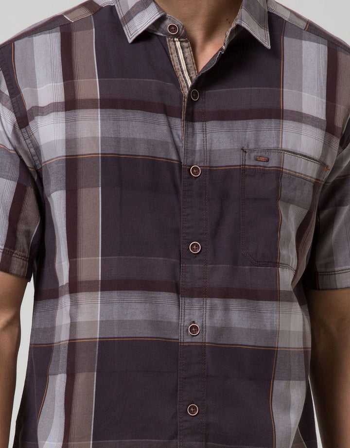 Cardinal Casual Men Kemeja Lengan Pendek