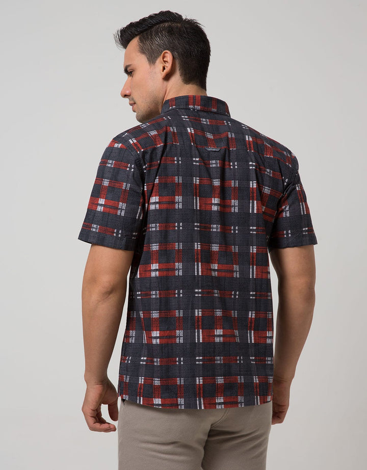 Cardinal Casual Men Kemeja Lengan Pendek