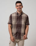 Cardinal Casual Men Kemeja Lengan Pendek