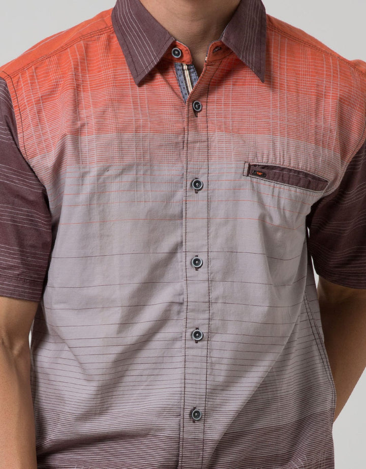 Cardinal Casual Men Kemeja Lengan Pendek