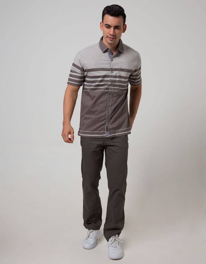 Cardinal Casual Men Kemeja Lengan Pendek