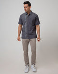 Cardinal Casual Men Kemeja Lengan Pendek