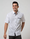 Cardinal Casual Men Kemeja Lengan Pendek