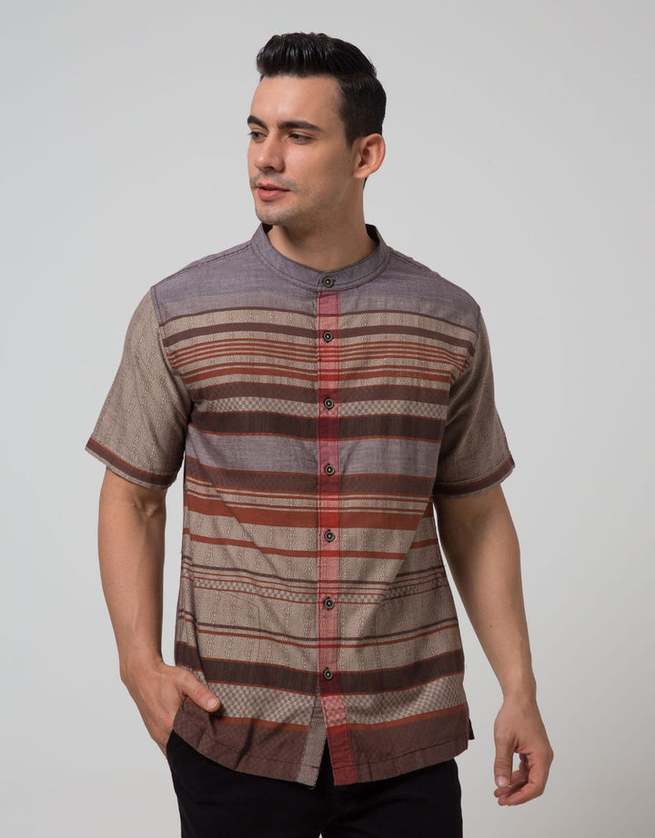 Cardinal Casual Men Kemeja Koko Lengan Pendek