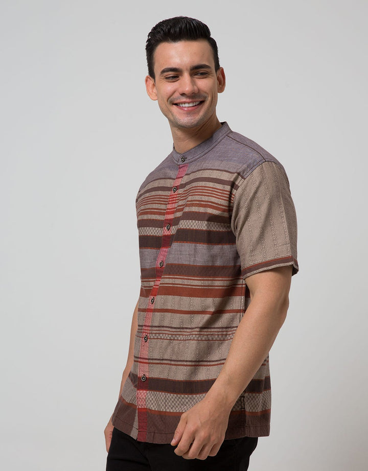 Cardinal Casual Men Kemeja Koko Lengan Pendek