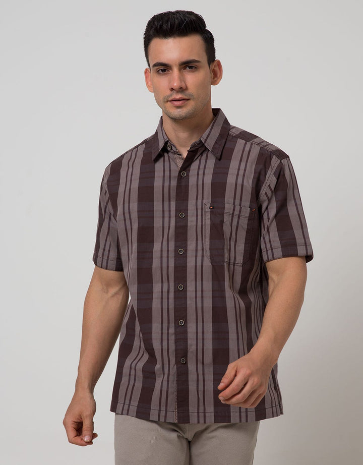 Cardinal Casual Men Kemeja Lengan Pendek