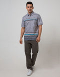 Cardinal Casual Men Kemeja Lengan Pendek