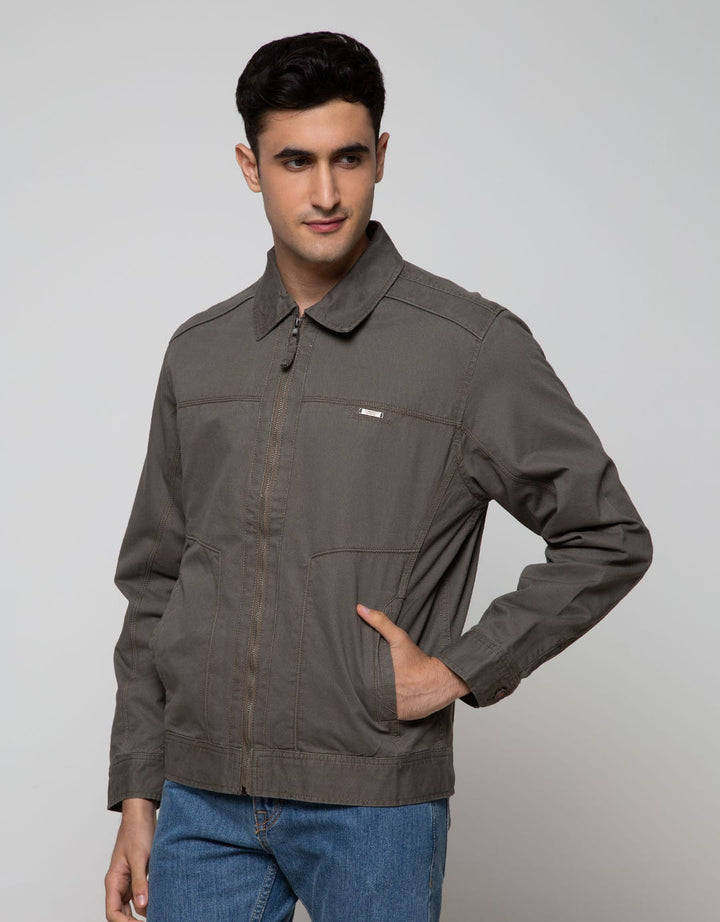 Cardinal Casual Men Jacket With Zipper