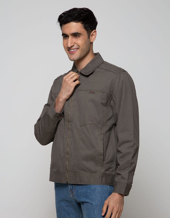 Cardinal Casual Men Jacket With Zipper